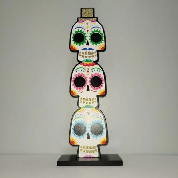 Dia De Los Muertos Set - 14pc Set - Day of the Dead Sugar Skulls Halloween - Picture 3 of 8